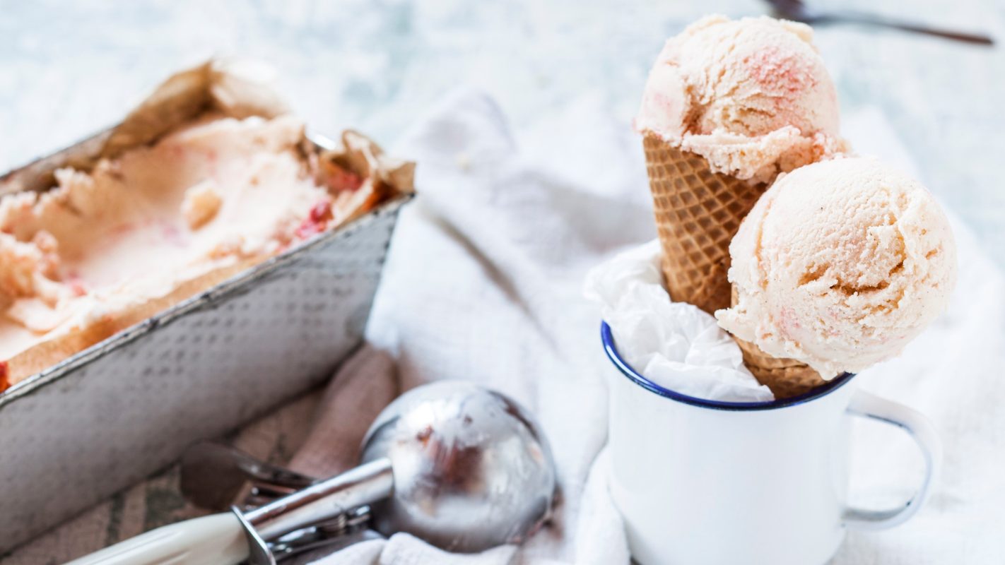 Varios helados hechos desde casa.
