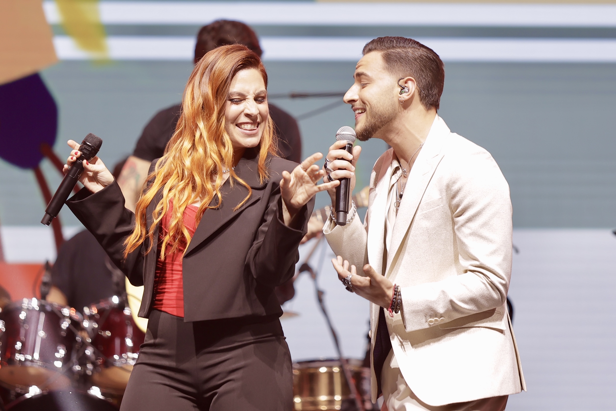 Leire Martínez y Lucas Curotto en Premios Dial Tenerife